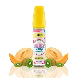 Dinner Lady Kiwi Melon Twist 50ml 0 mg e-liquid shortfill