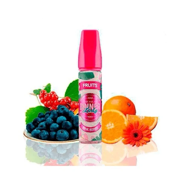 Dinner Lady Fruits Pink Berry 50ml 0 mg e-liquid shortfill