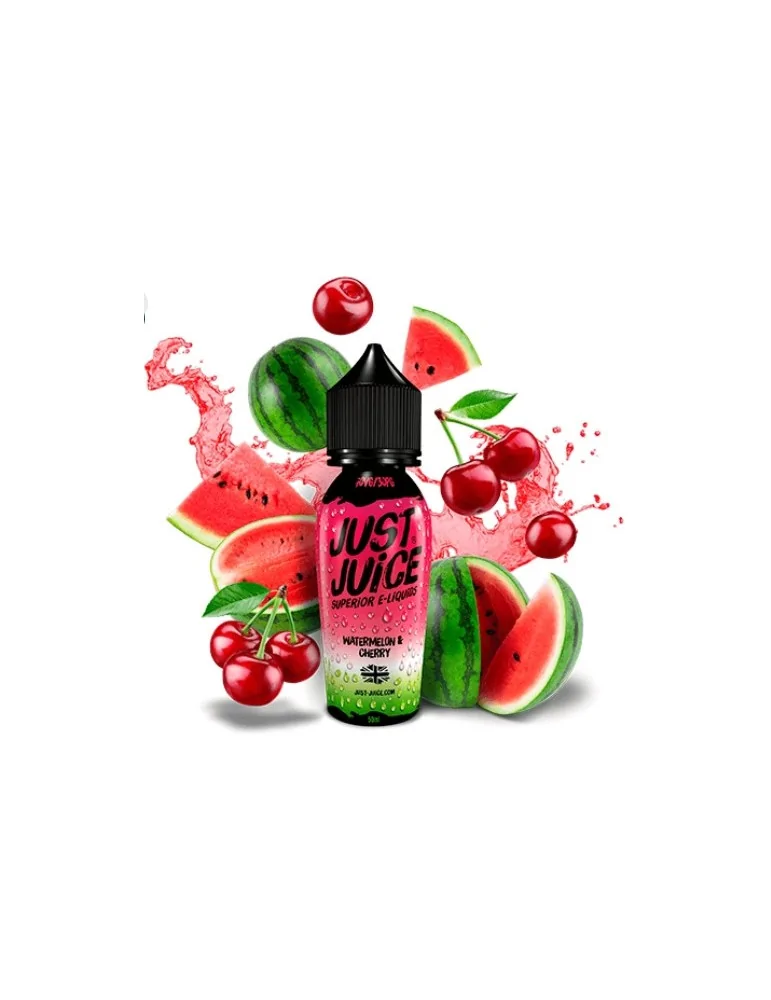 Just Juice Iconic Fruit Watermelon & Cherry 50ml 0mg Vape E Liquid