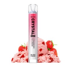 Crystal Bar Strawberry ice Cream Disposable Vape Mesh 20mg 600puffs