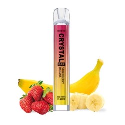 Crystal Bar Strawberry Banana Disposable Vape Mesh 20mg 600puffs