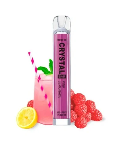 Crystal Bar Pink Lemonade Disposable Vape Mesh 20mg 600 puffs