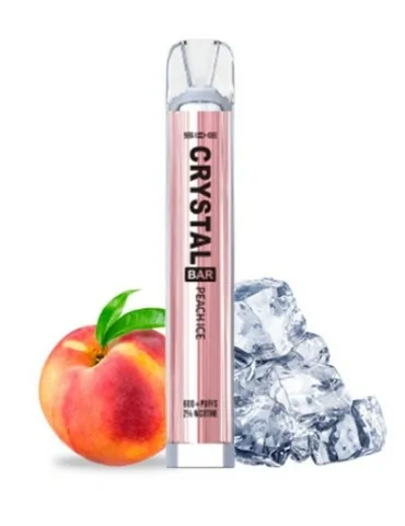 Crystal Bar Peach Ice Disposable Vape Mesh 20mg 600 puffs