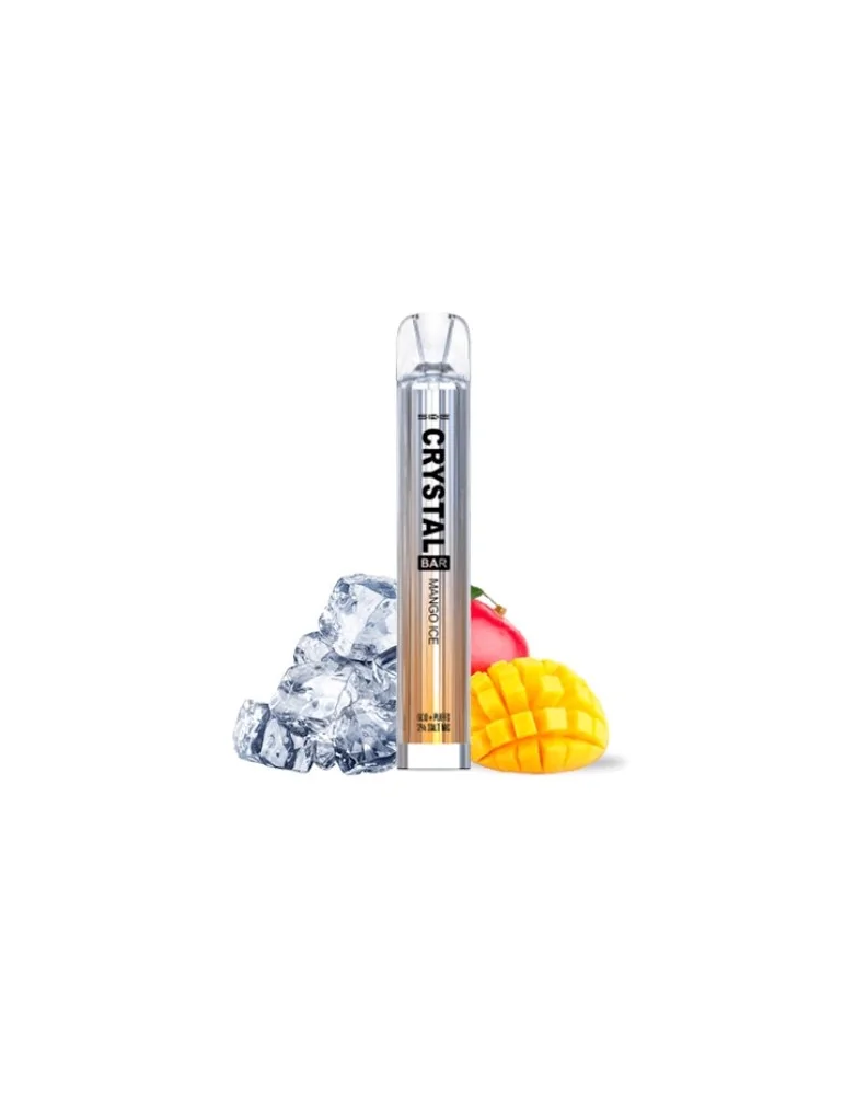 Crystal Bar Mango Ice Disposable Vape Mesh 20mg 600puffs