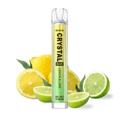 Crystal Bar Lemon & Lime Disposable Vape Mesh 20mg 600puffs