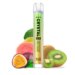 Crystal Bar Kiwi Passion Fruit Guava Disposable Vape Mesh 20mg 600puffs