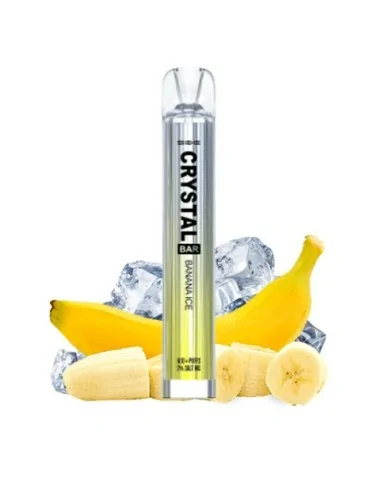 Crystal Bar Banana Ice Disposable Vape Mesh 20mg 600puffs