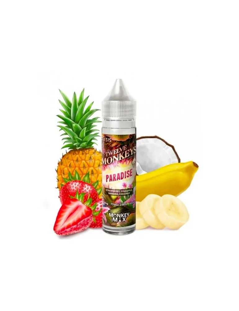 Twelve Monkeys Paradise 20mg 60ml Nic Salt Prefilled Vape E Liquid