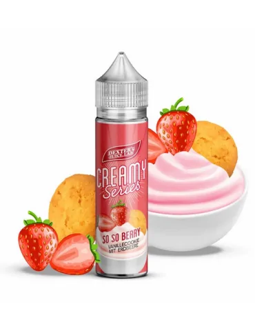 Dexter's Juice Lab Creamy Series 60ml 20mg Nic Salt So So Berry Prefilled E liquid