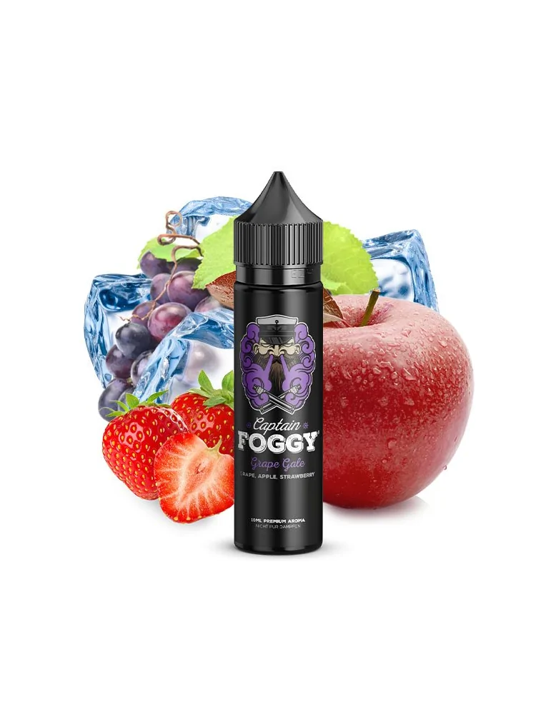 Captain Foggy - Grape Gale Prefilled 60/40 E Liquid 3mg, 60ml