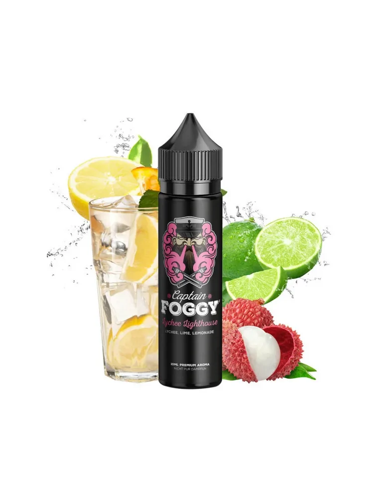 Captain Foggy - Lychee Lighthouse Prefilled 60/40 E Liquid 6mg, 60ml