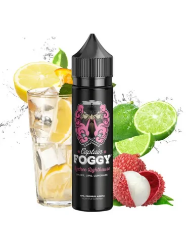 Captain Foggy - Lychee Lighthouse Prefilled 3mg 60ml 60/40 E liquid