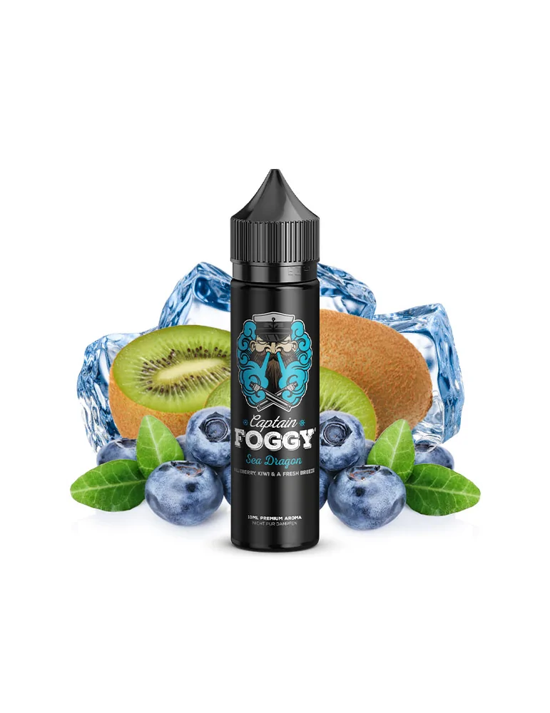 Captain Foggy - Sea Dragon Prefilled 60/40 E Liquid 6mg, 60ml