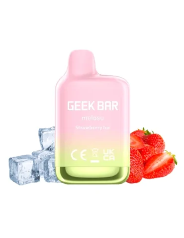 Geek Bar Meloso Mini Strawberry Ice 20mg 600puffs Disposable Vape