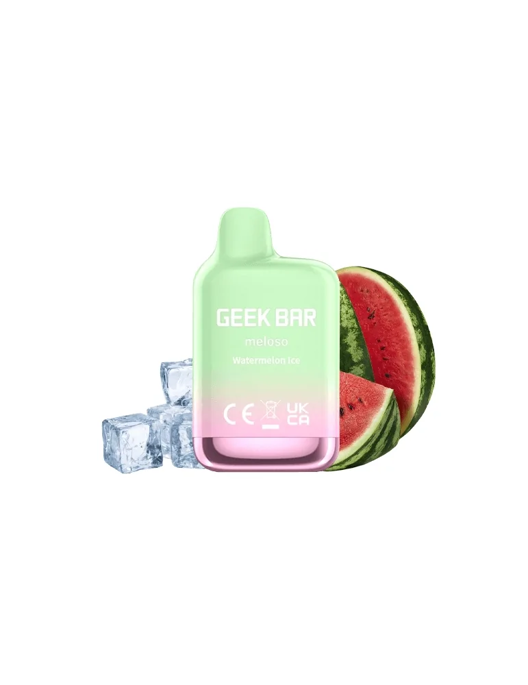 Geek Bar Meloso Mini Watermelon Ice Disposable Vape 20mg, Up to 600 Puffs