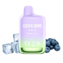 Geek Bar Meloso Mini Blueberry Ice Disposable Vape 20mg, Up to 600 Puffs