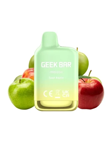 Geek Bar Meloso Mini Sour Apple 20mg 600puffs Disposable Vape