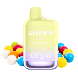 Geek Bar Meloso Mini Rainbow Blast Disposable Vape 20mg, Up to 600 Puffs