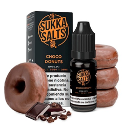 Sukka Black NicSalt Choco Donuts E Liquid - Indulge in Irresistible Chocolate Donut Delight