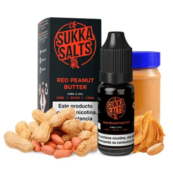 Sukka Black NicSalt Red Peanut Butter E Liquid - A Nutty and Velvety Vaping Delight