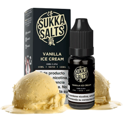 Sukka Black NicSalt Salts Vanilla Ice Cream 20mg 10ml E liquid