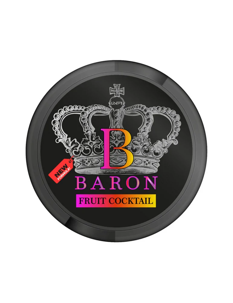 BARON Fruit Cocktail 50mg Nicotine Pouches - Burst of Fruity Delight