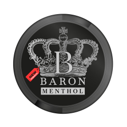 BARON Menthol 50mg Nicotine Pouches - Icy Refreshment in Every Pouch