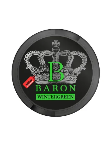 BARON Wintergreen 50mg Nicotine Pouches