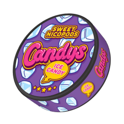 Candys Ice Candy 46.9mg Nicotine Pouches - A Chilling Blast of Ice Candy Flavor