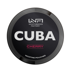 CUBA Cherry Strong Nicotine Pouches - Bold Cherry Flavor, Intense Satisfaction