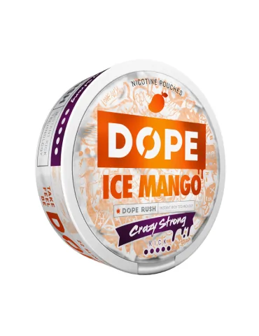 DOPE Ice Mango Crazy Strong 28,5mg Nicotine Pouches