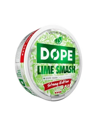 DOPE Lime Smash Crazy Strong 16mg Nicotine Pouches