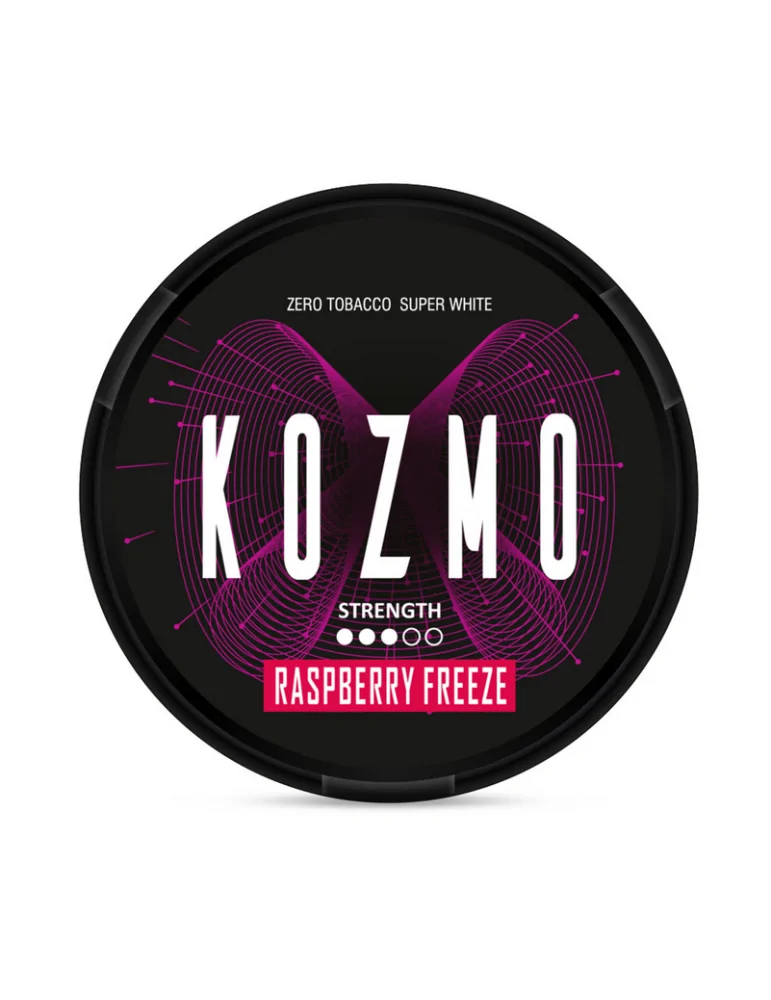 Snus Kozmo Raspberry Freeze Pouches - Chilled Raspberry Bliss