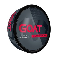 Snus GOAT Wild Cherry Nicotine Pouches - Unleash the Untamed Flavor