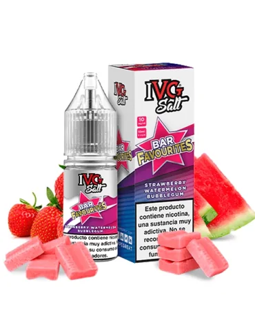 IVG NicSalt Strawberry Watermelon Bubblegum 10ml 10mg 50/50 e-liquid