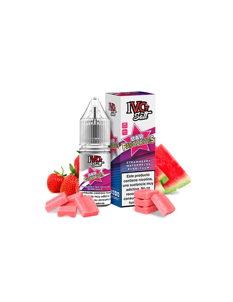 IVG NicSalt Strawberry Watermelon Bubblegum 10ml 10mg 50/50 e-liquid