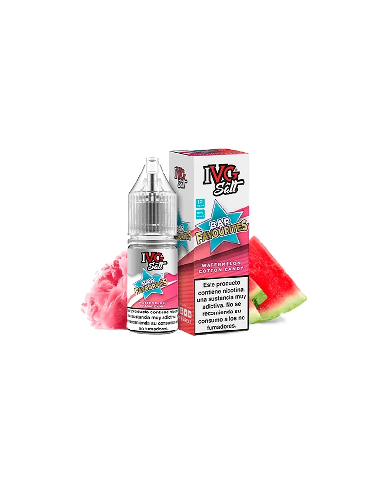 IVG NicSalt Watermelon Cotton Candy 10ml 20mg 50/50 e-liquid