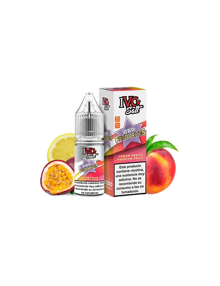 IVG NicSalt Lemon Peach Passion Fruit 10ml 20mg 50/50 e-liquid