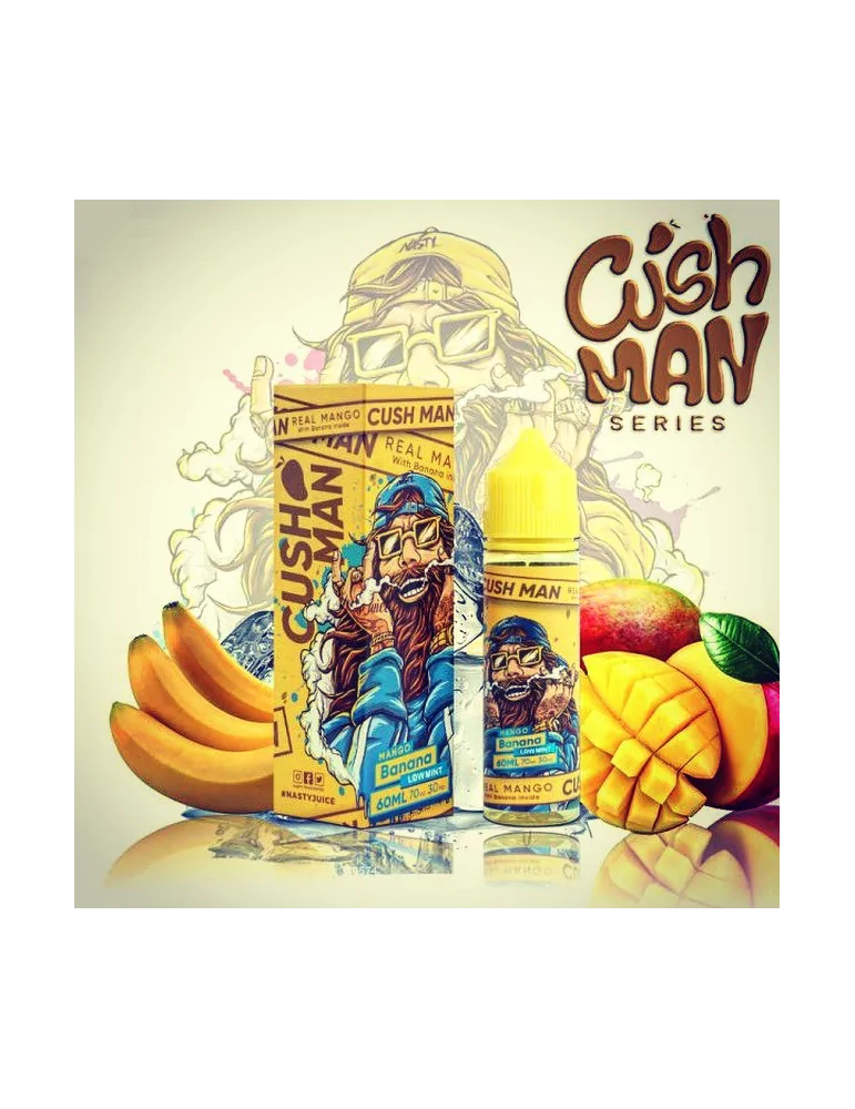 Nasty Juice Cush Man Mango Banana Prefilled Vape E Liquid 10mg, 60ml