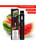 HIGS XL ZERO: Watermelon Ice Mesh-Coil Vape - 0mg Nicotine, 900 Puffs