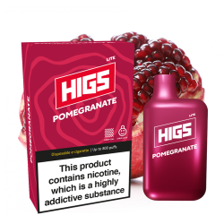 HIGS LITE Pomegranate Mesh-Coil 20mg 800puffs Disposable Vape