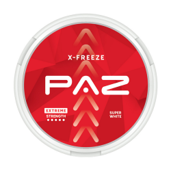 Snus PAZ X Freeze Extreme: Arctic Blast 24mg Nicotine Pouches