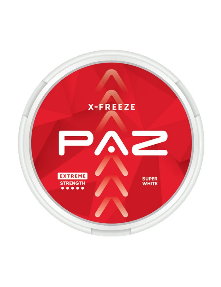 Snus PAZ X Freeze Extreme: Arctic Blast 24mg Nicotine Pouches