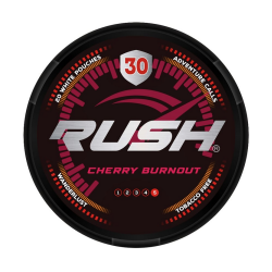 Snus RUSH Cherry Burnout Intense 30mg Nicotine Pouches