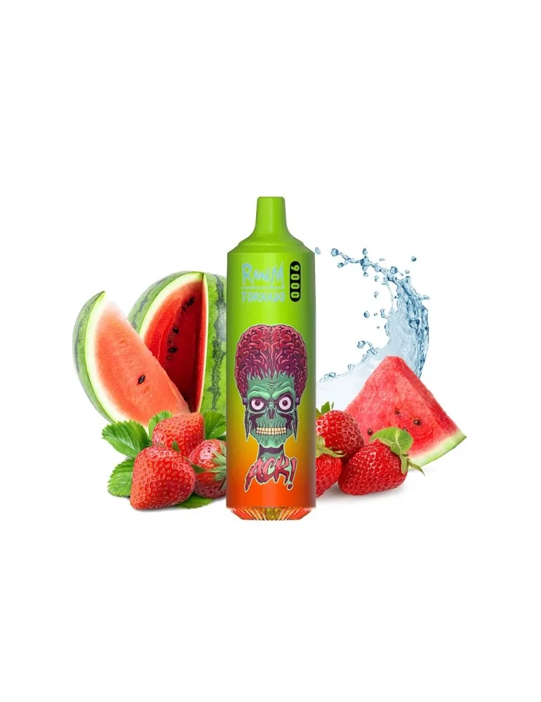 Fumot Tornado 9000 Strawberry Watermelon Disposable Vape 20mg 9000 Puffs