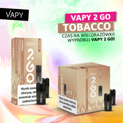 VAPY 2 GO Vape Pod Cartridge Tobacco 2ml 20mg 1pcs