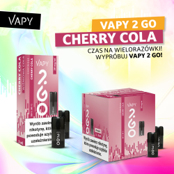 VAPY 2 GO Vape Pod Cartridge Cherry Cola 2ml 20mg 1pcs