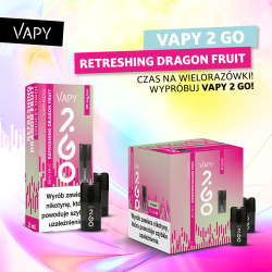 VAPY 2 GO Vape Pod Cartridge Refreshing Dragon Fruit 2ml 20mg 1pcs