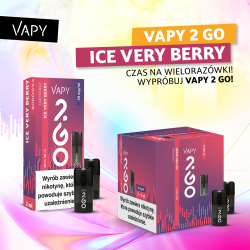 VAPY 2 GO Vape Pod Cartridge Ice Very Berry 2ml 20mg 1pcs