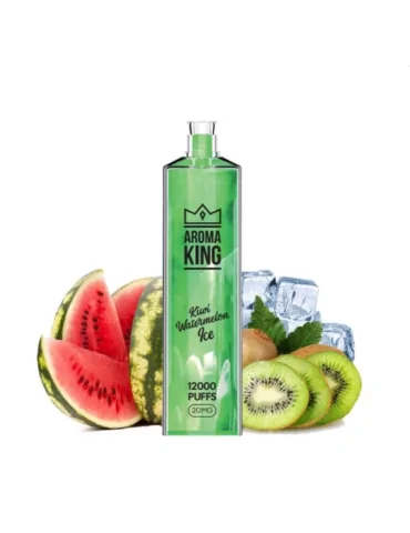 Puff Gem 12000 puffs Kiwi Watermelon Ice 20mg - Aroma King Disposable Vape
